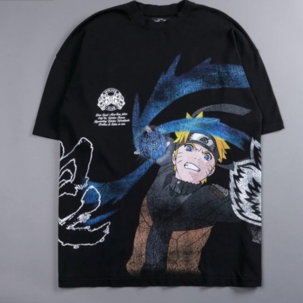 Limited Edition Darc Sport x Naruto Crossover M Oversized workout tee